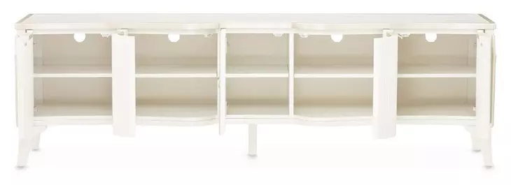 La Marisia Creamy Pearl 80" Media Cabinet