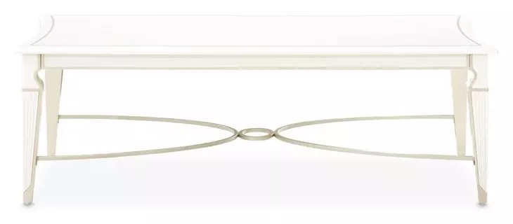 La Marisia Creamy Pearl Rectangular Cocktail Table