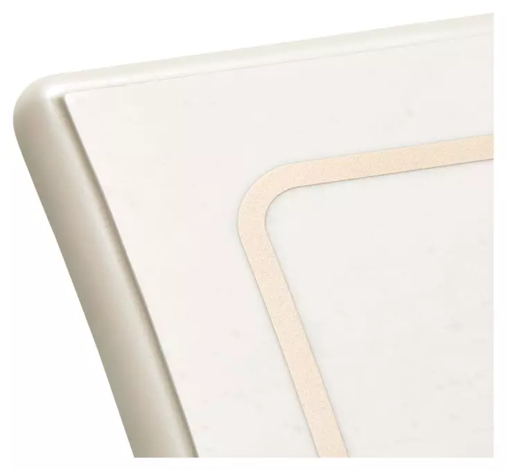 La Marisia Creamy Pearl Rectangular End Table