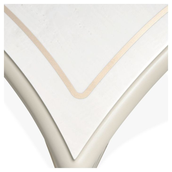 La Marisia Creamy Pearl Rectangular Console Table