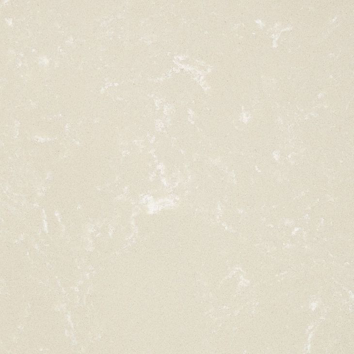 La Marisia Creamy Pearl and Champagne Round Marble End Table