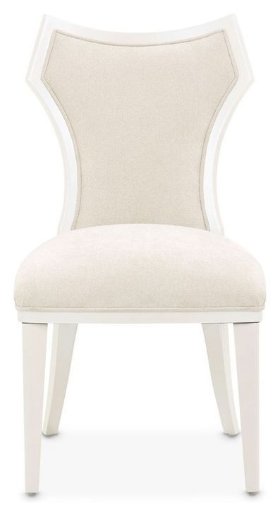 La Marisia Creamy Pearl and Tranquil Vanity Chair