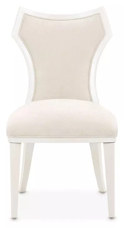 La Marisia Creamy Pearl and Tranquil Vanity Chair