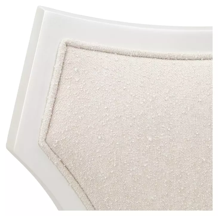 La Marisia Creamy Pearl and Tranquil Vanity Chair