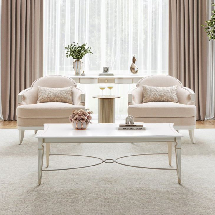 Maris Bay Creamy Pearl and Tranquil Matching Chair