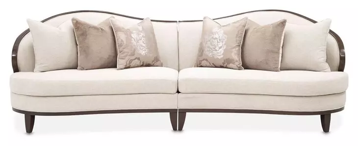 Camellia Field Warm Pecan Sectional
