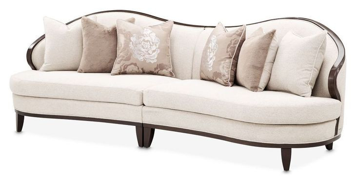 Camellia Field Warm Pecan Sectional