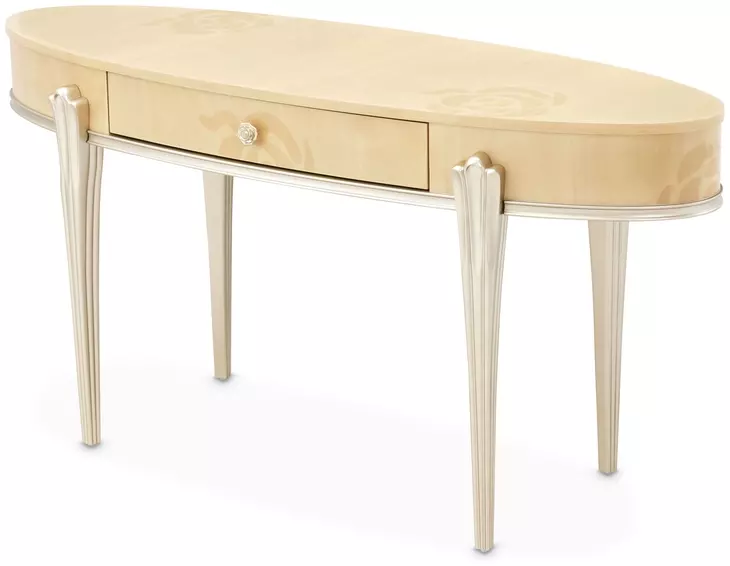 Camellia Field Caramel Vanity Desk