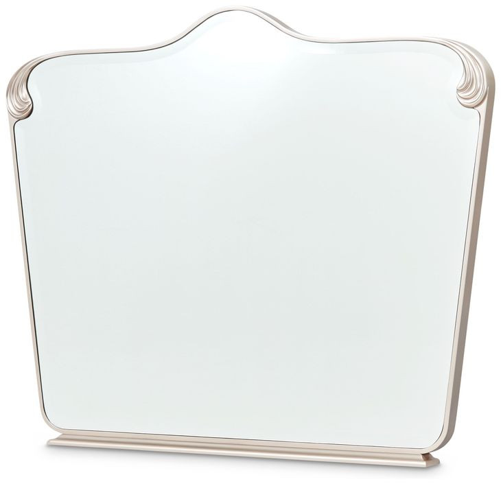 Camellia Field Champagne Gold Arched Dresser Mirror From Michael