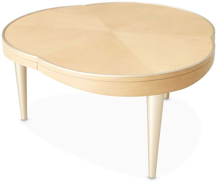 Camellia Field Caramel Free Form Cocktail Table