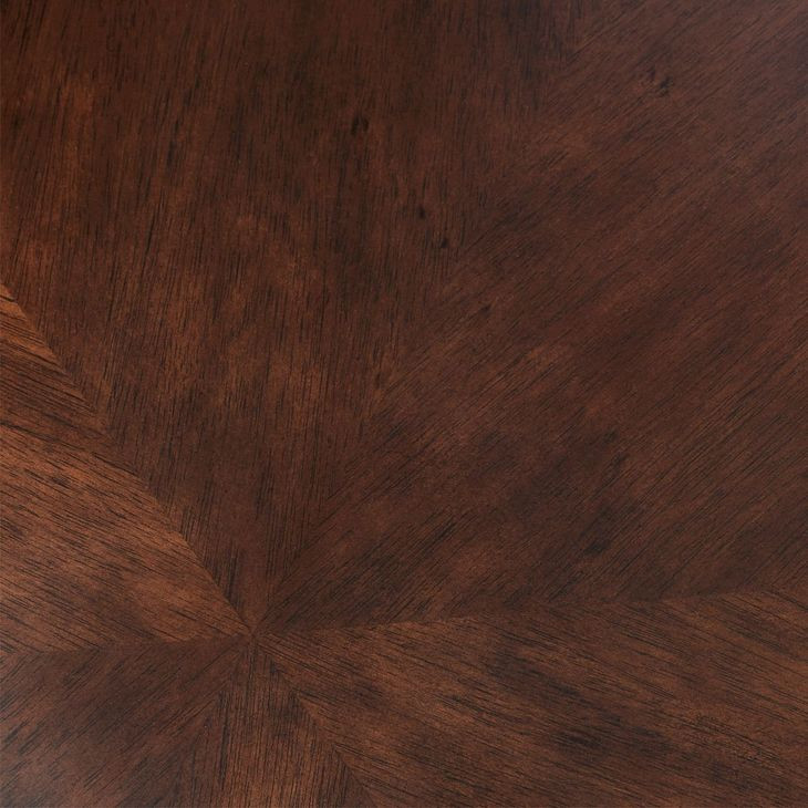 Camellia Field Warm Pecan Free Form Cocktail Table