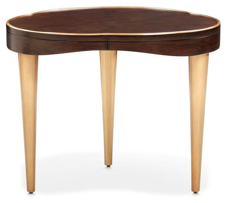 Camellia Field Warm Pecan 26" Free Form End Table