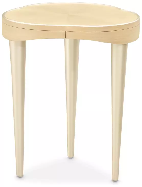 Camellia Field Caramel Free Form Chairside Table
