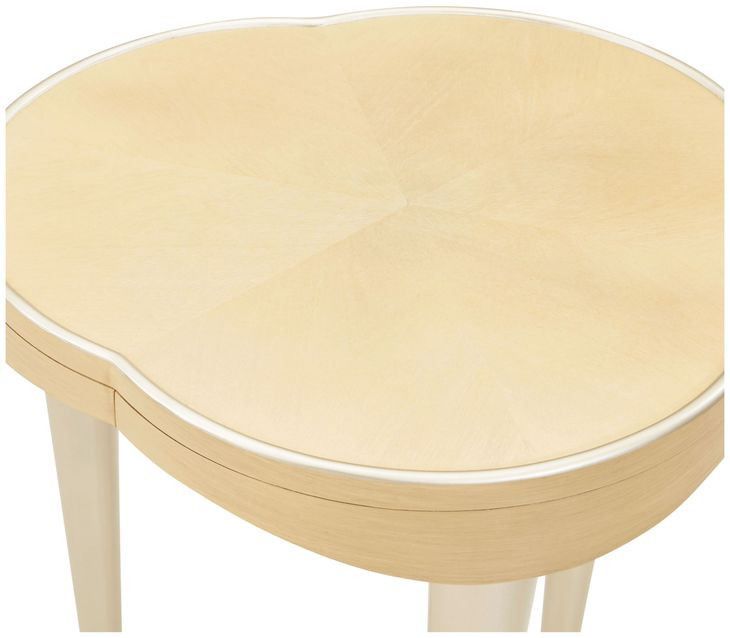 Camellia Field Caramel Free Form Chairside Table