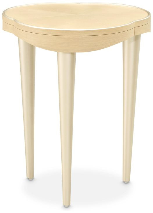 Camellia Field Caramel Free Form Chairside Table