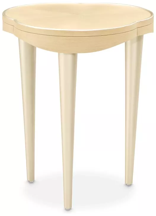 Camellia Field Caramel Free Form Chairside Table