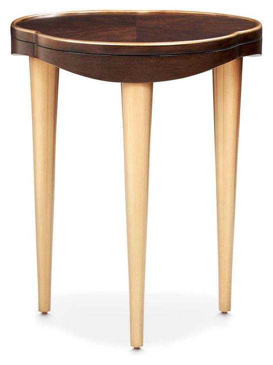 Camellia Field Warm Pecan 20" Free Form End Table