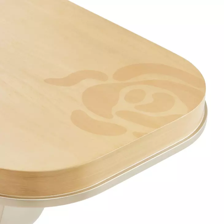 Camellia Field Caramel Rectangular Console Table