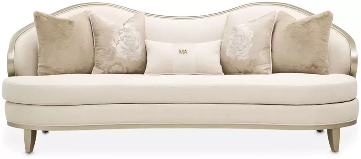 Camellia Field Cornsilk 94" Sofa