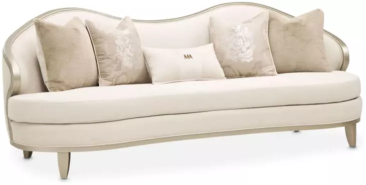Camellia Field Cornsilk 94" Sofa