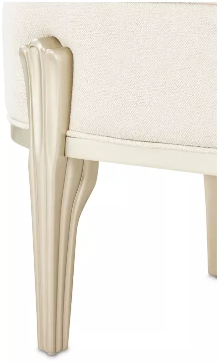 Camellia Field Cornsilk Upholstered Bed Bench