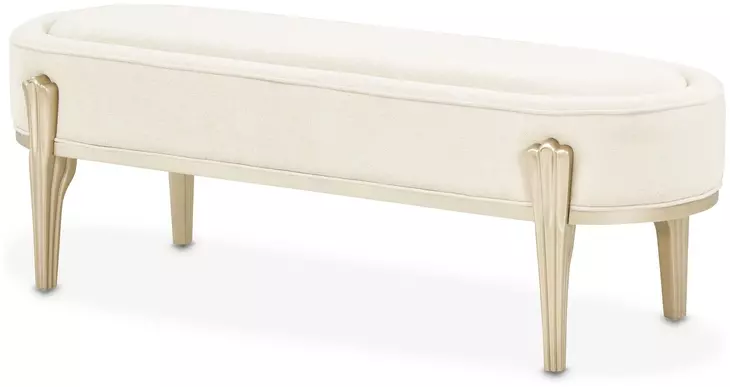 Camellia Field Cornsilk and Caramel Upholstered Panel Bedroom Set with USB Charging