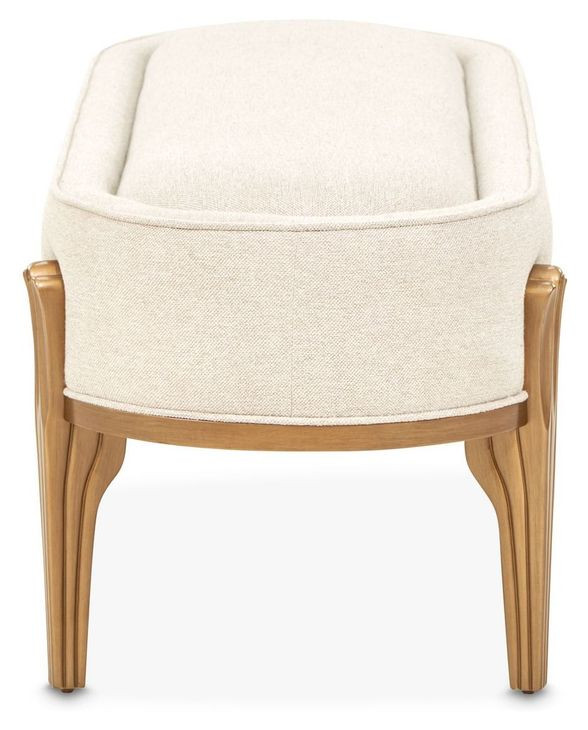 Camellia Field Pecan Upholstered Bedroom Set