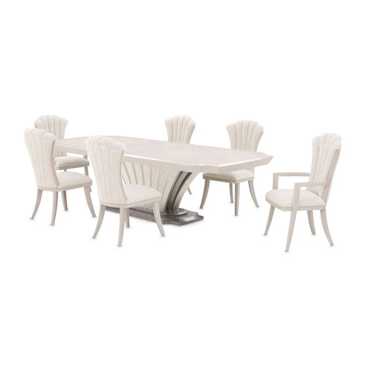 Fantosini Silver Mist 140" Extendable Rectangular Dining Table