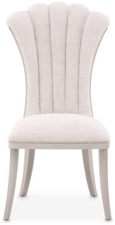 Fontessa Cappuccino Upholstered Dining Side Chair Set of 2