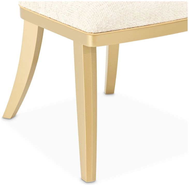 Fantosini Natural Upholstered Dining Side Chair Set of 2