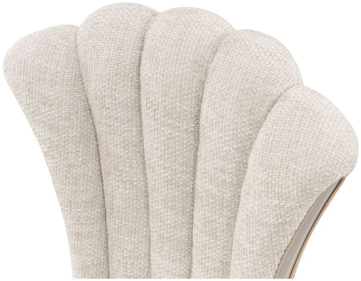 Fantosini Cappuccino Upholstered Dining Arm Chair Set of 2