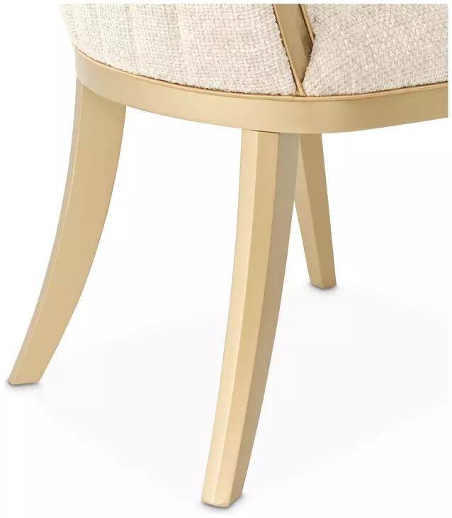 Fantosini Natural Upholstered Dining Arm Chair Set of 2