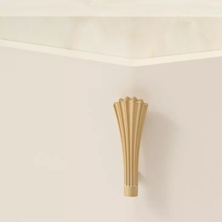 Fantosini Creamy Pearl 2 Drawer Nightstand