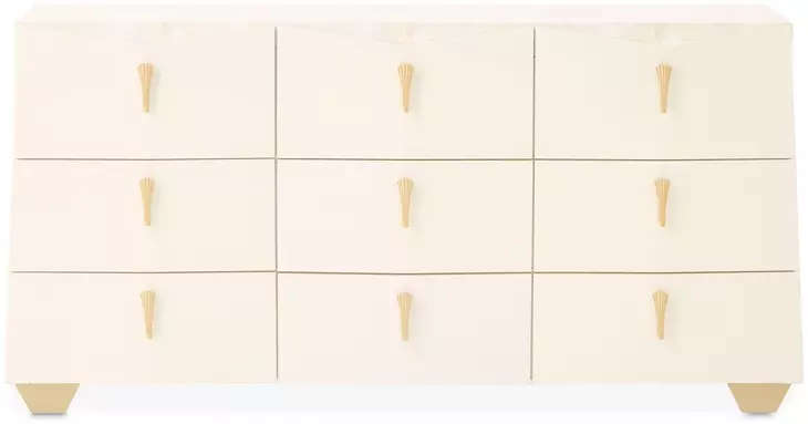 Fantosini Creamy Pearl 9 Drawer Dresser