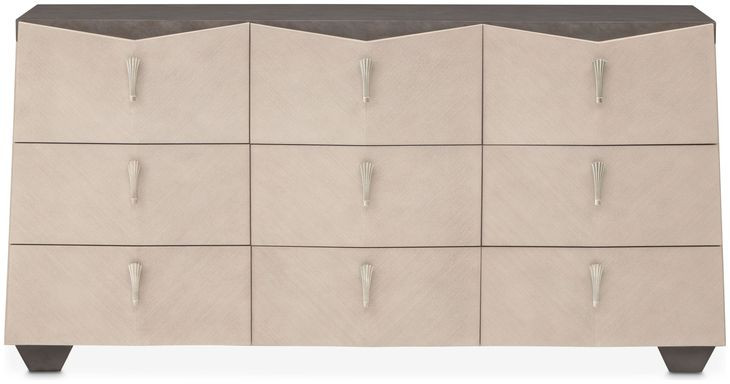 Fantosini Silver Mist 9 Drawer Dresser