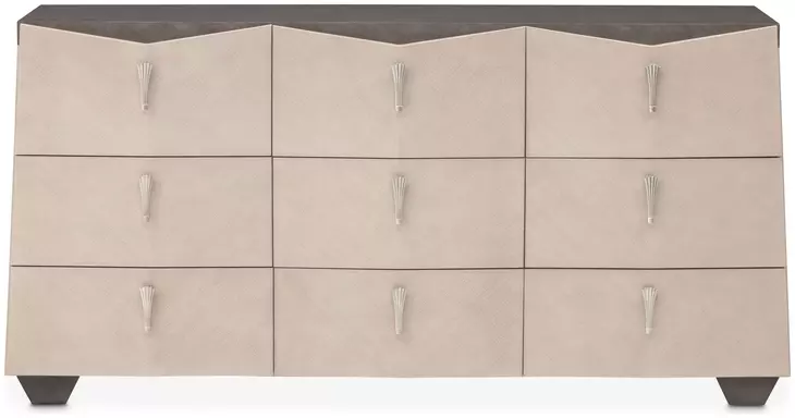 Fantosini Silver Mist 9 Drawer Dresser