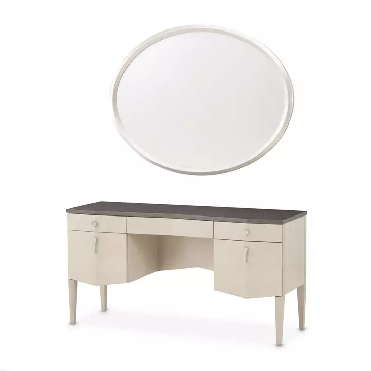 Fantosini Silver Mist Vanity Desk