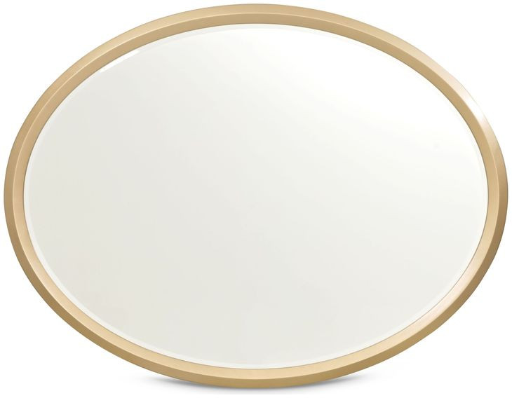 Fantosini Gold Oval Wall Mirror