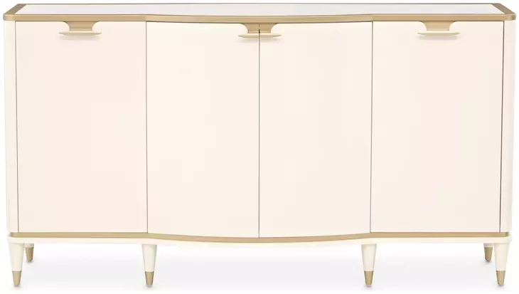 La Terrazza Creamy Pearl 4 Door Sideboard