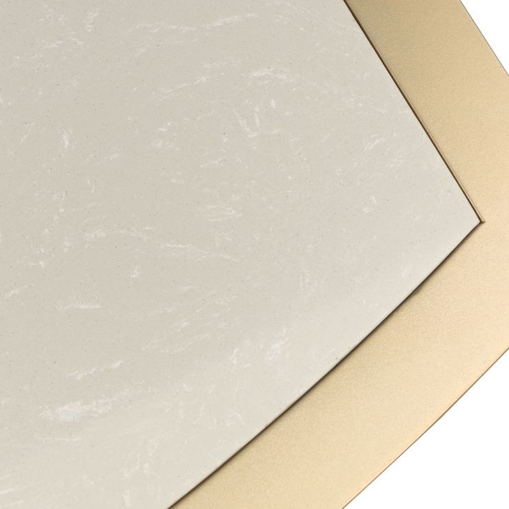 La Terrazza Creamy Pearl 2 Drawer Large Nightstand