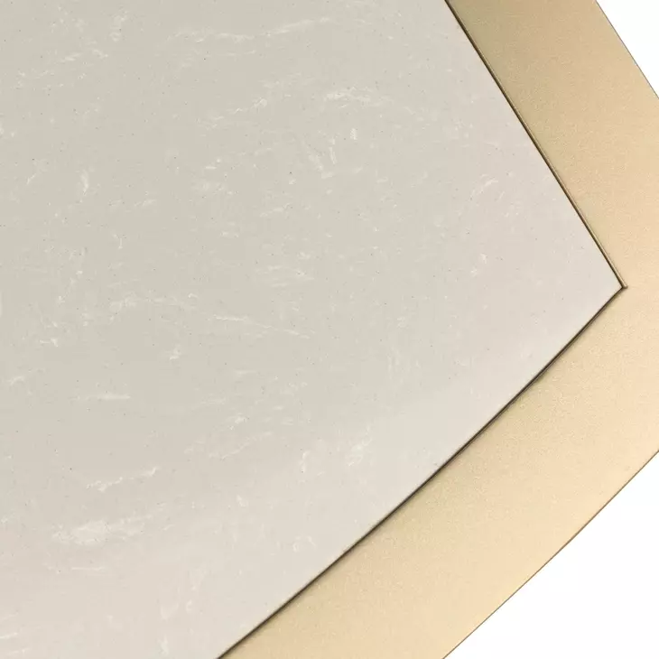 La Terrazza Creamy Pearl 2 Drawer Large Nightstand