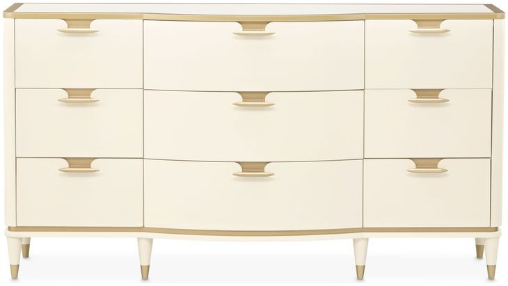 Terravista Creamy Pearl 9 Drawer Dresser