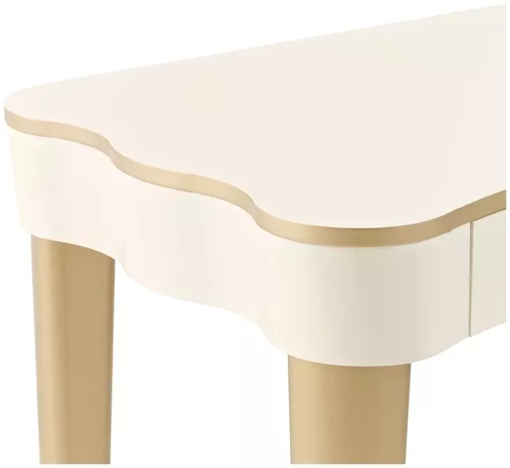 La Terrazza Creamy Pearl Vanity Desk