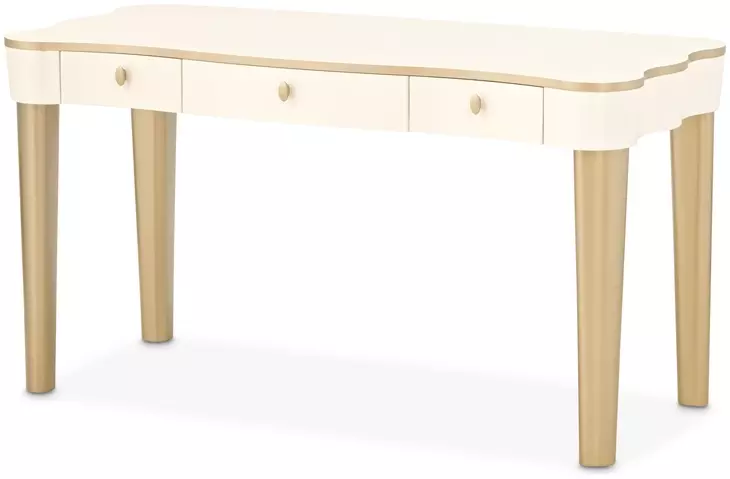 La Terrazza Creamy Pearl Vanity Desk