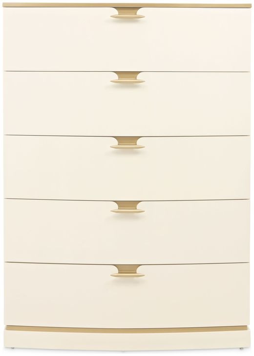 La Terrazza Creamy Pearl 5 Drawer Chest