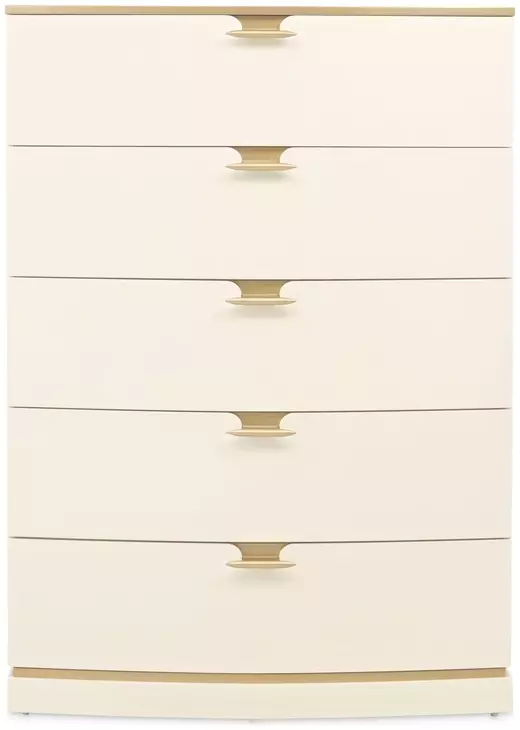 La Terrazza Creamy Pearl 5 Drawer Chest