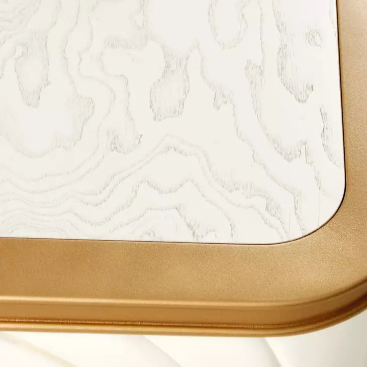 La Terrazza Creamy Pearl Rectangular Cocktail Table