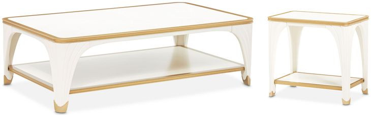 La Terrazza Creamy Pearl Occasional Table Set