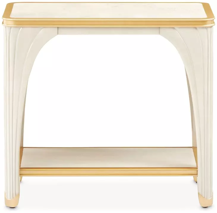 La Terrazza Silver Mist Rectangular End Table