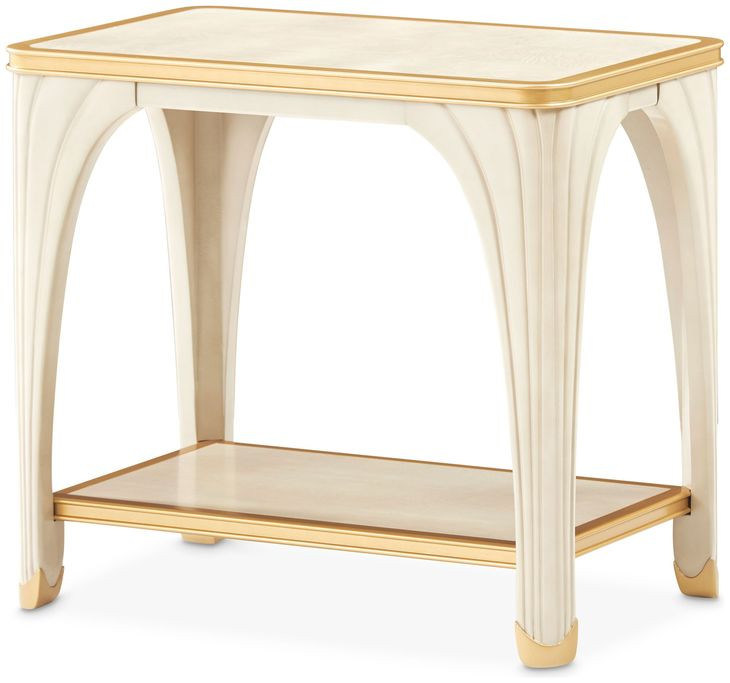 La Terrazza Silver Mist Rectangular End Table